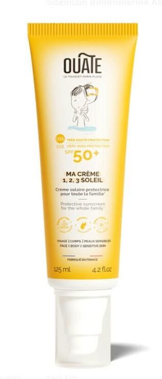 Ouate Paris Spf50+ Ma Creme 1 2 3 Soleil 125 ml