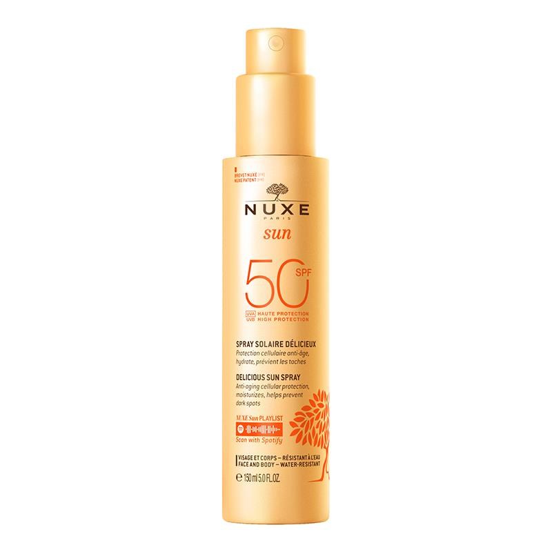 Nuxe Sun Güneş Koruyucu Sprey Yüz ve Vücut Sütü SPF50 150 ml