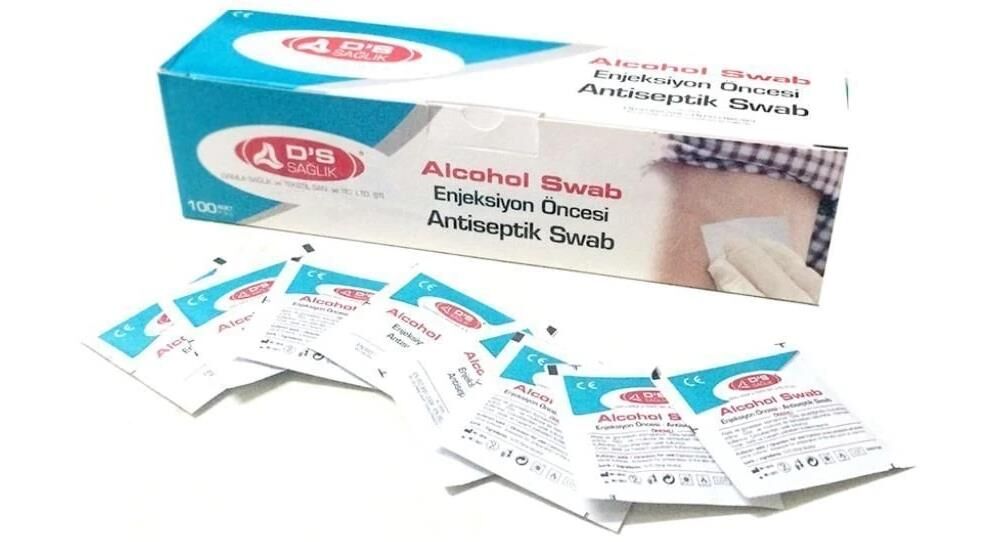 DS Sağlık Alkollü Mendil 1 Adet