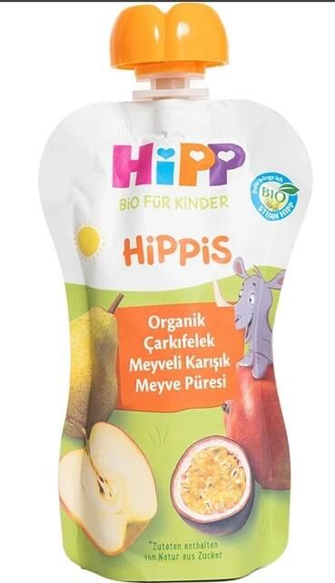 Hipp Organik Meyve Püresi 100g | Çarkıfelek Meyveli Karışık