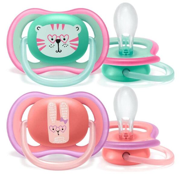 Philips Avent Yalancı Emzik Ultra Air Kız | 18 Ay Üzeri, 2 Adet