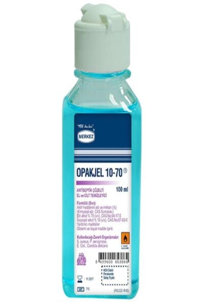 Opakjel Antiseptik El ve Cilt Temizleyici 10-70 100 ml