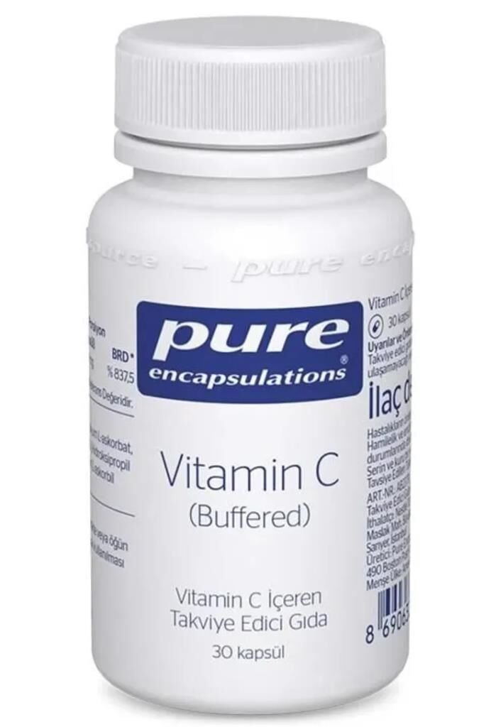 Pure Encapsulations Vitamin C (Buffered) 30 Kapsül