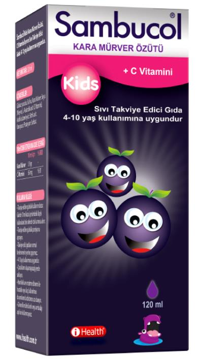 Sambucol Kids Kara Mürver Ekstresi 120ml