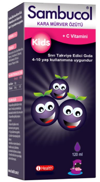 Sambucol Kids Kara Mürver Ekstresi 120ml
