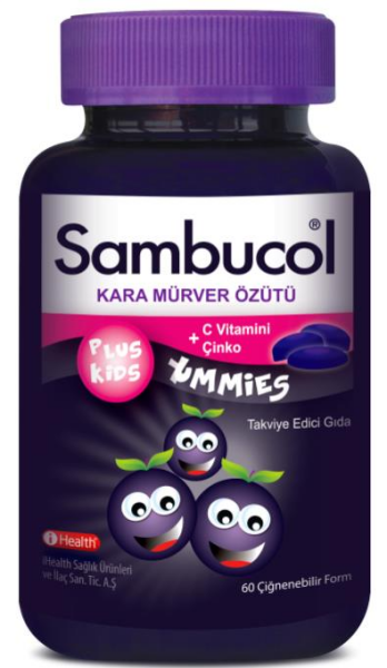 Sambucol Plus Kids Yummies Kara Mürver Özütü
