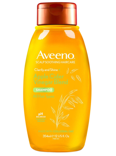 Aveeno Apple Cider Vinegar Blend Shampoo 354ml | Elma Sirkesi Karışımlı Şampuan