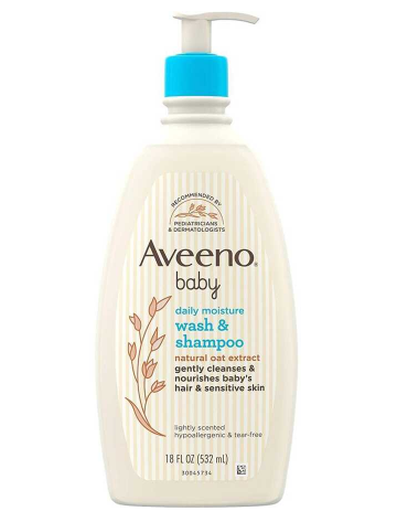 Aveeno Baby Daily Moisture Wash&Shampoo 532ml | Bebek Şampuanı