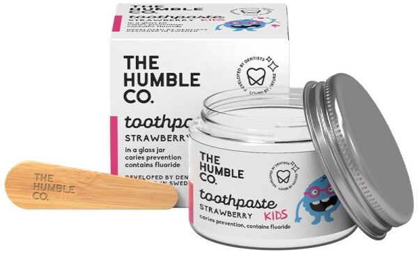 Humble Toothpaste Kids Çilekli Diş Macunu Kavanoz 50 ml