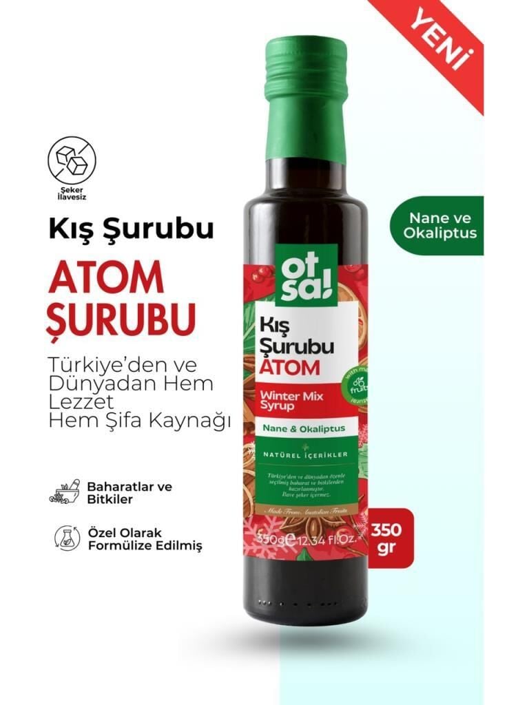 Otsa Kış Şurubu Atom 350 g | Nane Okaliptus
