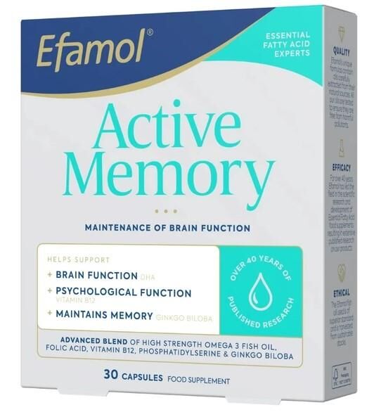 Efamol Active Memory 30 Kapsül