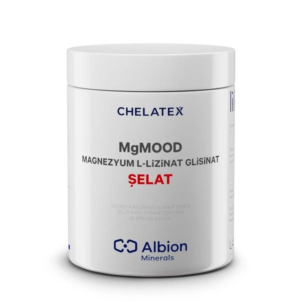 Chelatex Mgmood Magnezyum Lizinat-Glisinat 60 Kapsül