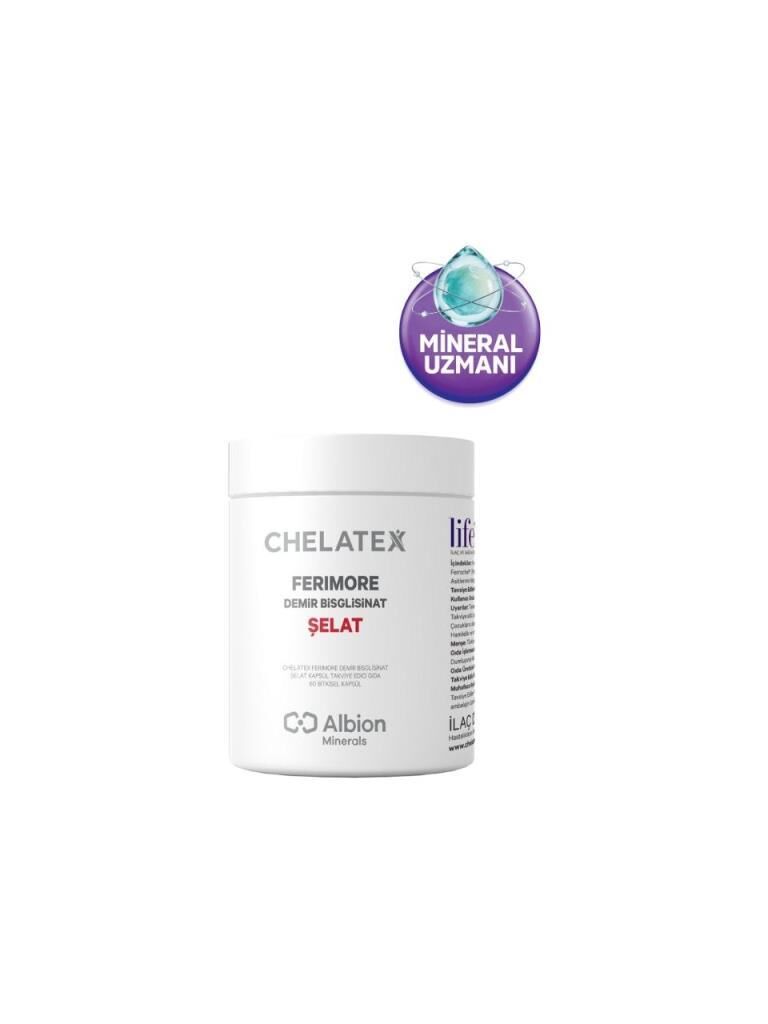 Chelatex Ferimore Kolin- Demir Şelat 60 Kapsül