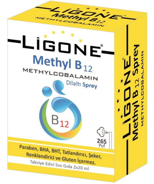 Ligone Methyl B12 Dilaltı Sprey 2x20ml