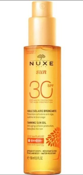 Nuxe Sun Bronzlaştırıcı Yüz ve Vücut Yağı Spf30 150 ml