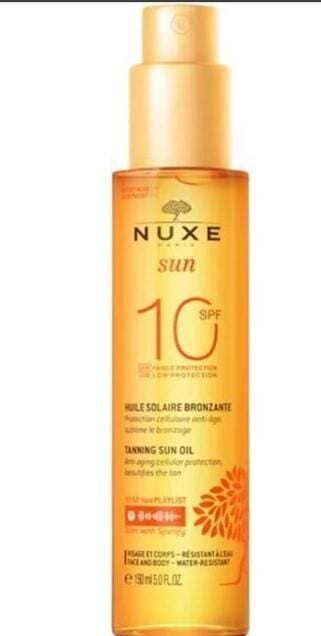 Nuxe Sun Bronzlaştırıcı Yüz ve Vücut Yağı Spf10 150 ml