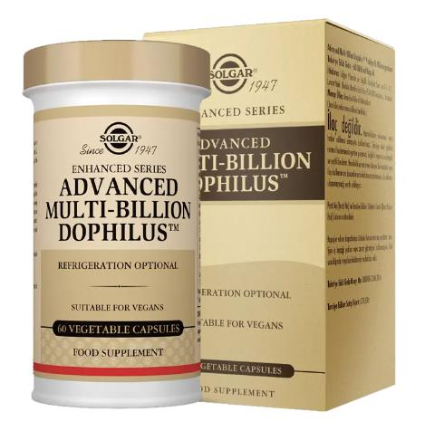 Solgar Multi-Billion Dophilus 60 Kapsül | Probiyotik Mikroorganizma
