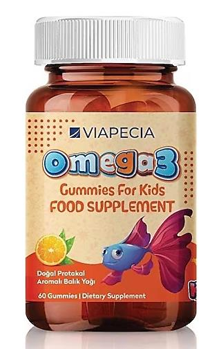 Viapecia Omega 3 Gummies For Kids 60 Yumuşak Kapsül