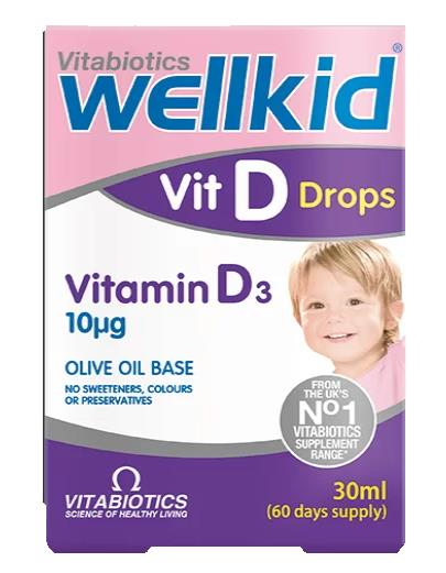 Vitabiotics Wellbaby Vitamin D3 10IU Damla 30ml