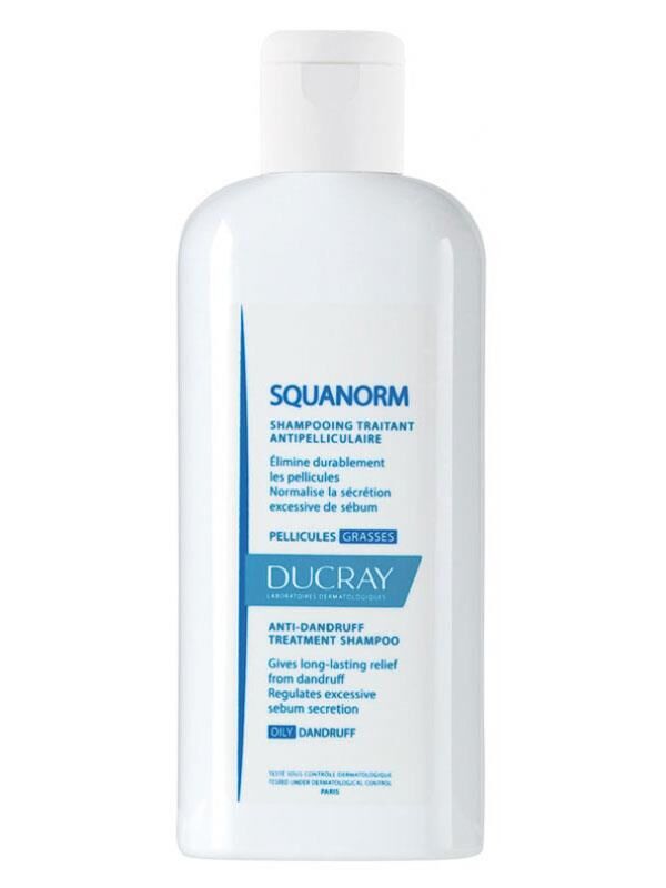 Ducray Squanorm Shampooing 200ml | Yağlı Saçlar İçin Kepek Karşıtı Şampuan