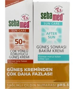 Sebamed Sun Care SPF50+ Güneş Kremi 75ml + After Sun 100ml | Avantajlı Paket