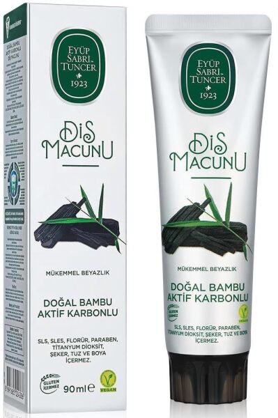 Eyüp Sabri Tuncer Diş Macunu Doğal Bambu Karbonlu 90 ml