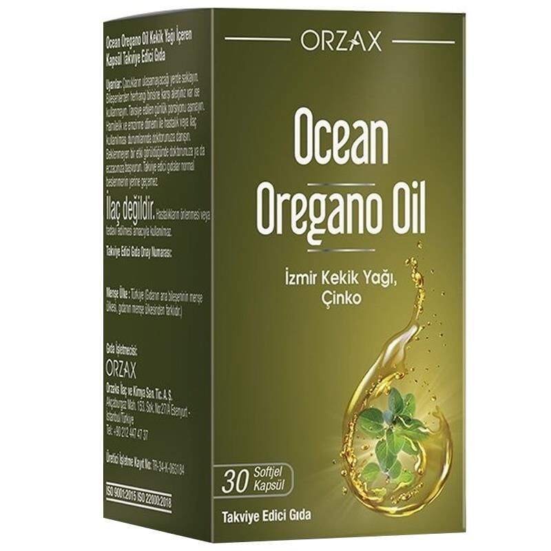 Orzax Ocean Oregano Oil 30 Kapsül