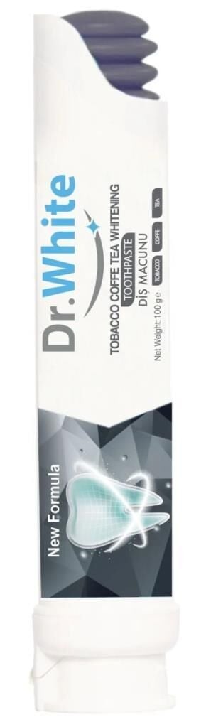 Dr. White Whitening Tobacco Coffee Tea Diş Macunu 100 gr