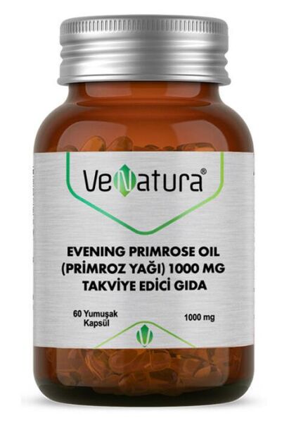 Venatura Evening Primrose Oil 1000mg 60 Kapsül | Primroz Yağı
