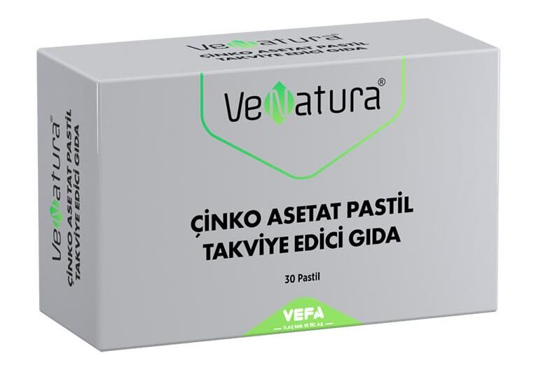 Venatura Çinko Asetat 30 Pastil
