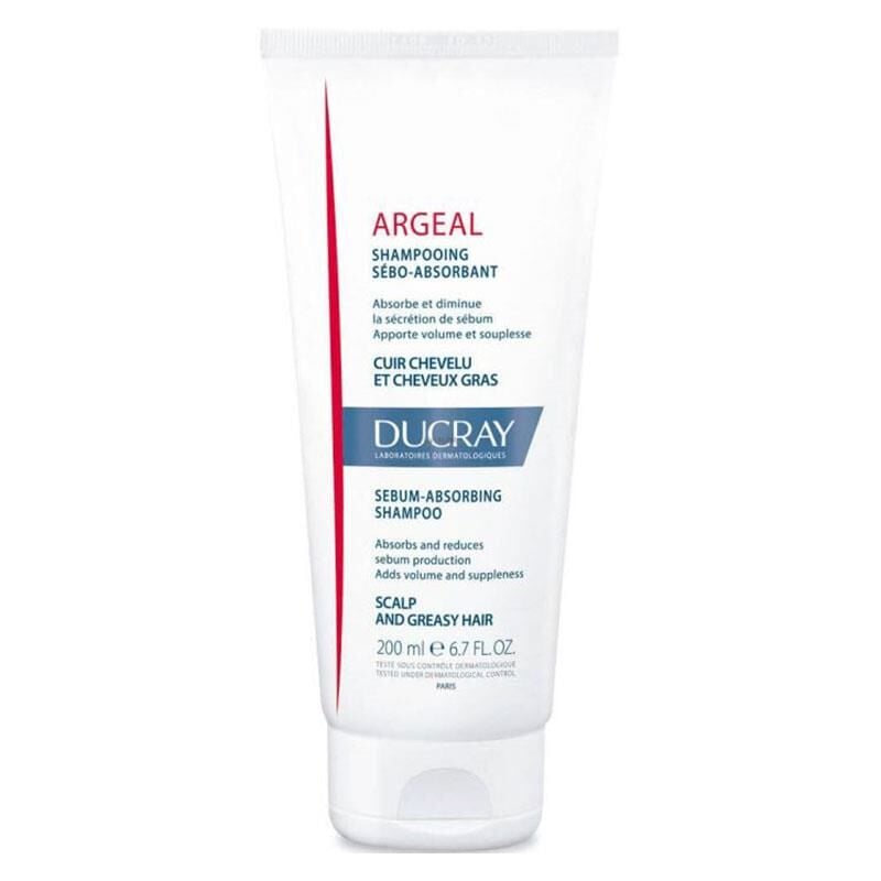 Ducray Argeal Sebum Absorbing Shampoo 200ml | Yağlı Saçlara Özel Şampuan