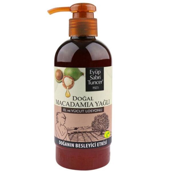 Eyüp Sabri Tuncer El ve Vücut Losyonu  Doğal Macadamia Yağlı 250ml