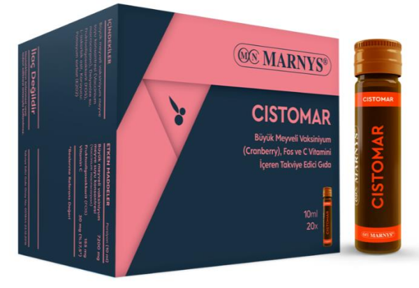 Marnys Cistomar Cranberry Özü 10ml | 20 Shot
