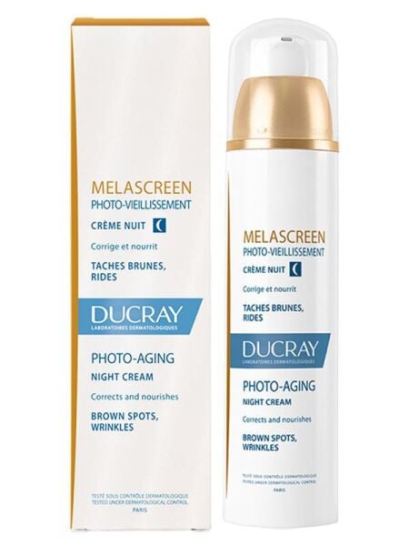Ducray Melascreen Photo-Aging Night Cream 50ml | Kırışıklık Karşıtı Gece Kremi
