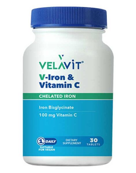 Velavit V-Iron & Vitamin C 30 Tablet