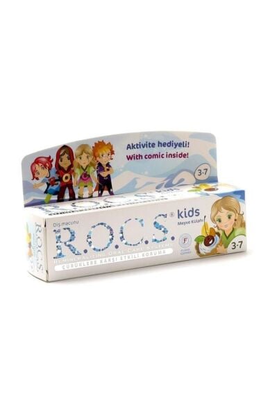 Rocs Kids 3-7 Yaş Meyve Külahı Diş Macunu 35 ml