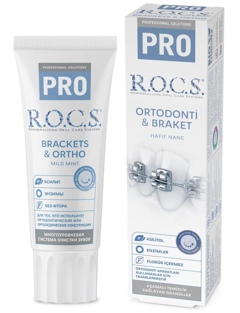 Rocs Brackets & Ortho Diş Macunu 100 ml