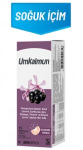 Umkaimun Afrika Sardunyası Kara Mürver Ekinezya Effervesan 15 Tablet | Mandarin Aromalı