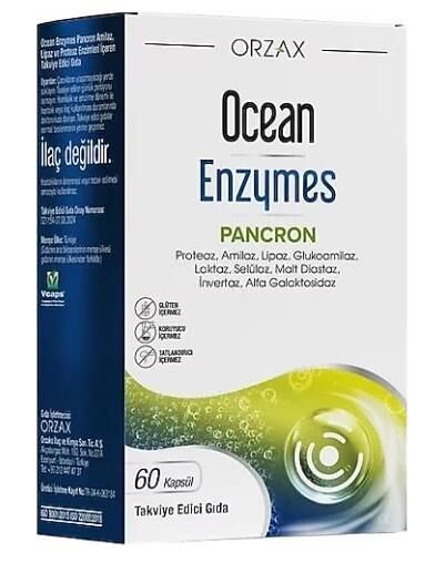 Orzax Ocean Enzymes Pacron 60 Kapsül