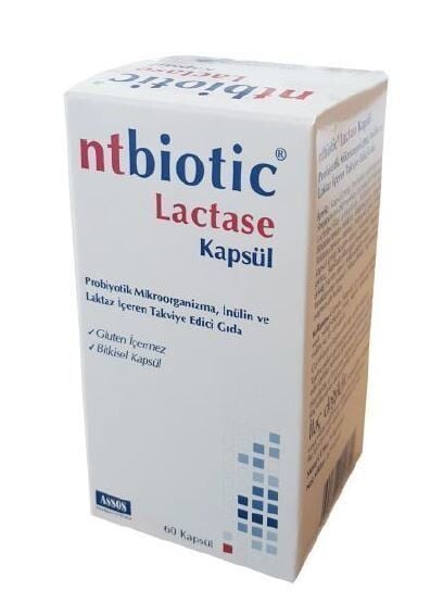 Assos NtBiotic Lactase 60 Kapsül
