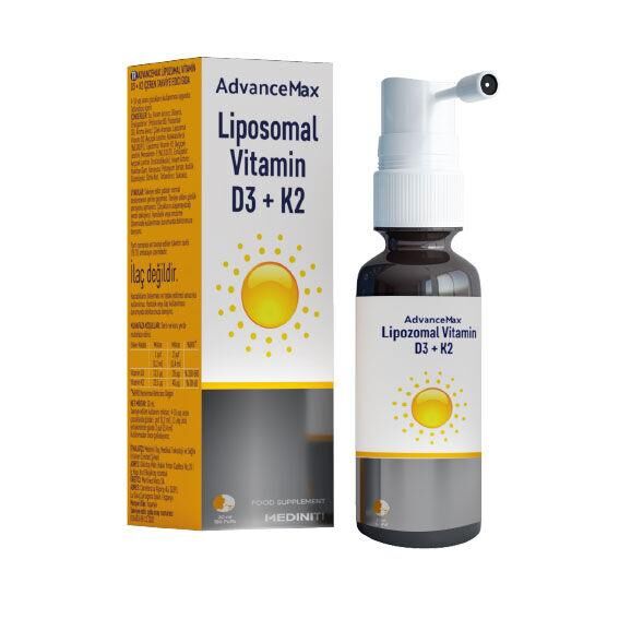 Mediniti AdvanceMax Lipozomal D3+K2 Sprey 30ml
