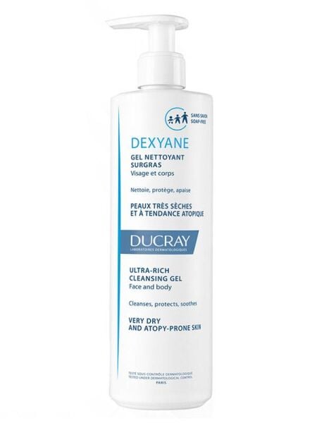 Ducray Dexyane Ultra Rich Cleansing Gel 400ml | Atopiye Eğimli Ciltlere Özel Yıkama Jeli