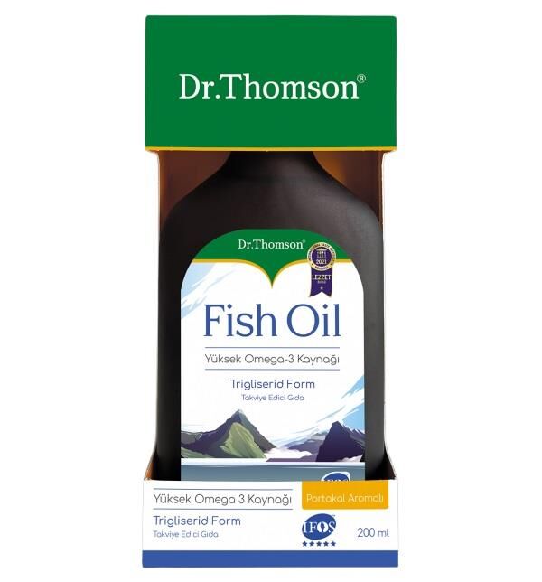 Dr. Thomson Omega-3 Fish Oil Portakal Aromalı 200ml