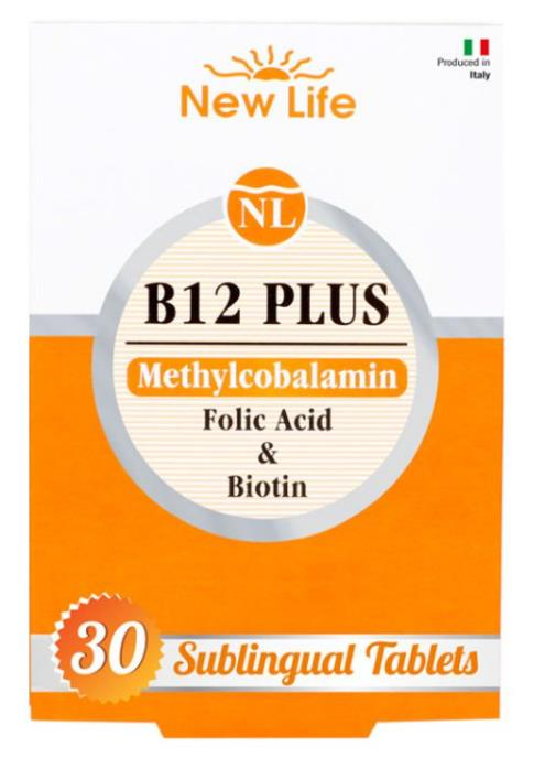 NewLife B12 Plus Methylcobalamin 30 Tablet | Dilaltı Tablet