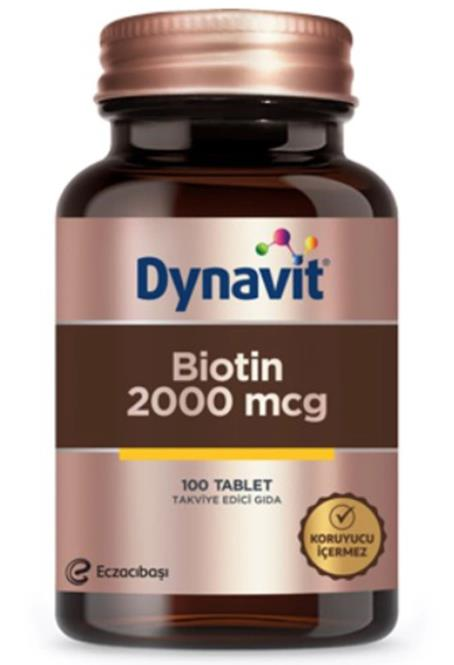 Dynavit Biotin 2000mcg 100 Tablet