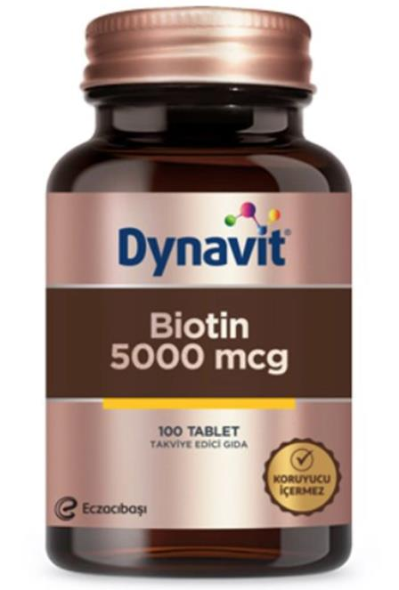 Dynavit Biotin 5000mcg 100 Tablet