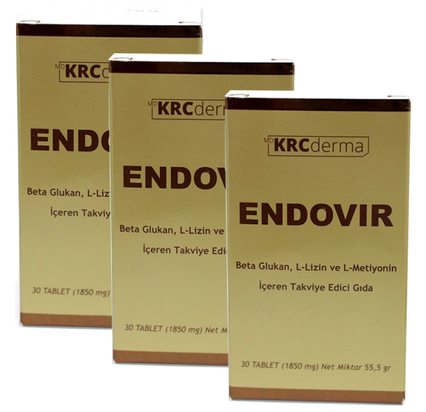 KRC Derma Endovir 30 Tablet | 3 Adet