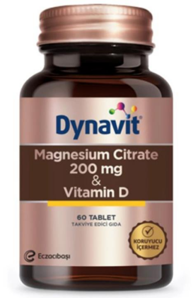 Dynavit Magnesium Citrat Vitamin D 60 Tablet