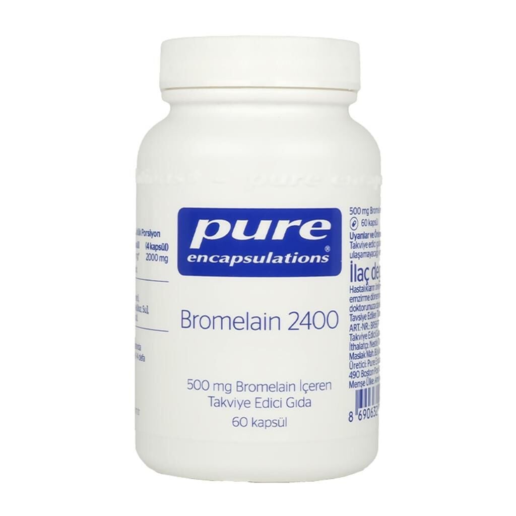 Pure Encapsulations Bromelain 2400 60 Kapsül