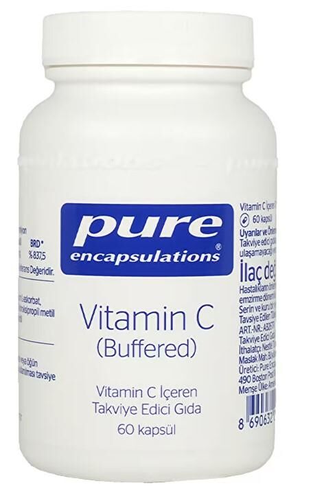 Pure Encapsulations Vitamin C Buffered 60 Kapsül